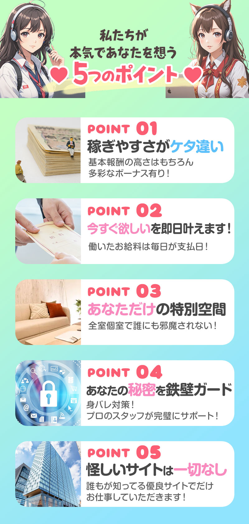 5つのポイント
